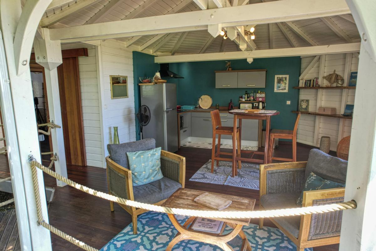 20.Location bungalow avec jacuzzi vue mer Deshaies Guadeloupe